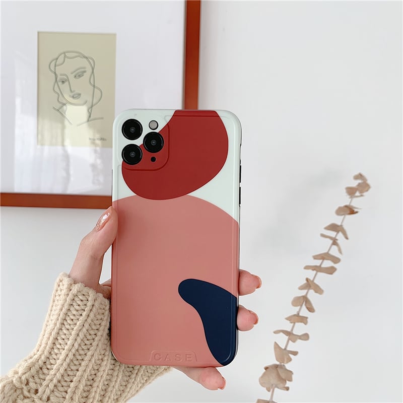 Color Block Cell Phone Case