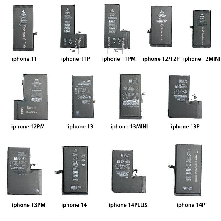 High-Capacity Battery for iPhone 6P, 8P, SE, 11, 12 Pro Max