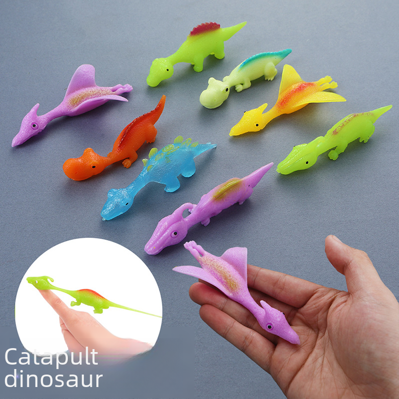Creative Dinosaur Finger Launcher Stress Relief Toy