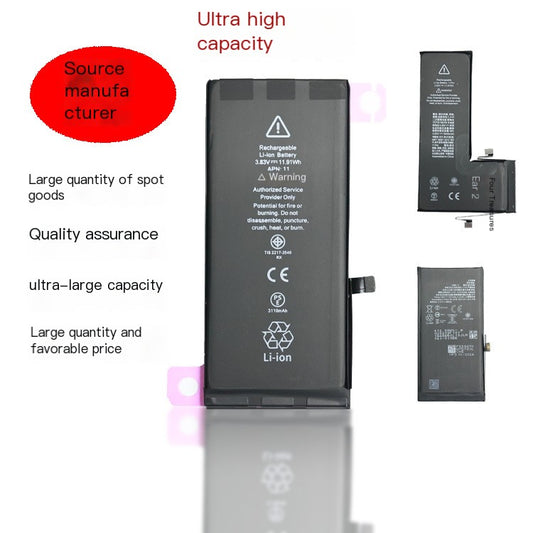 High-Capacity Battery for iPhone 6P, 8P, SE, 11, 12 Pro Max