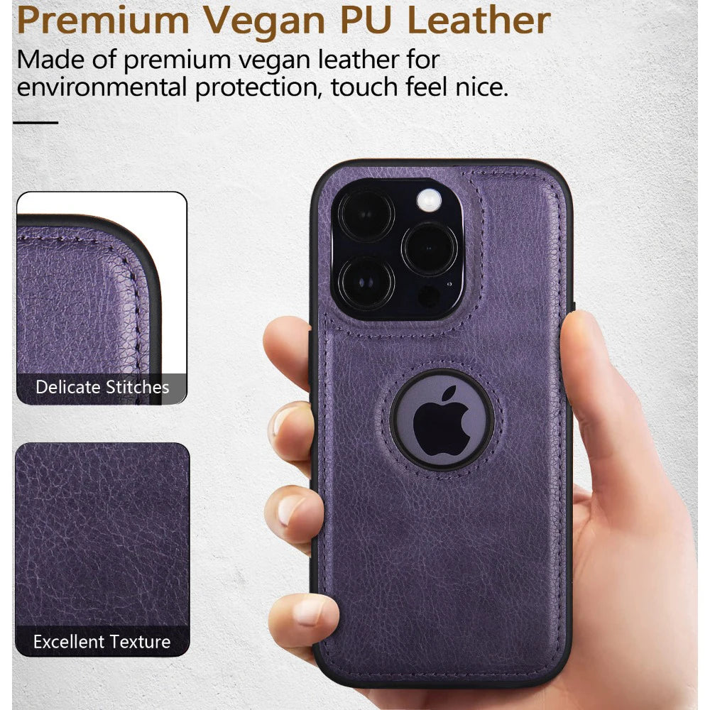 Ultra Thin Shockproof Leather Case for iPhone 15-11 Pro