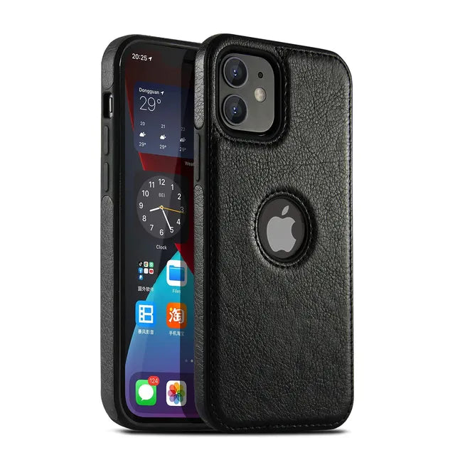 Ultra Thin Shockproof Leather Case for iPhone 15-11 Pro