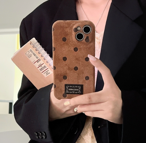 Fluffy Wave Dot Phone Case Compatible With Various Models